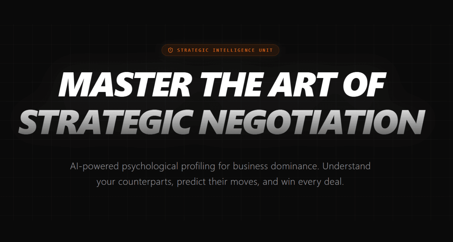 Strategic Profiler