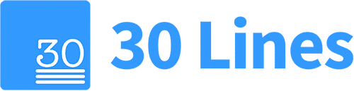 30 Lines logo
