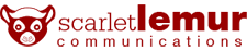 Scarlet Lemur Communications logo
